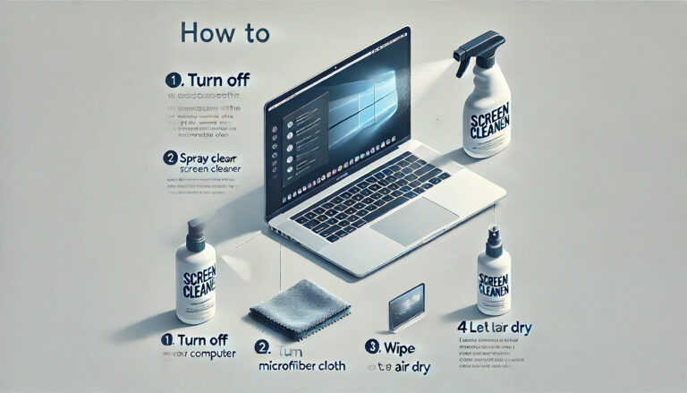 how to clean your computer screen